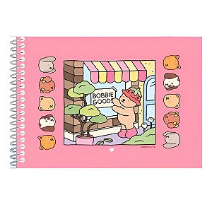 Livrinho para Colorir Bobbie Goods Capa Dura Diversão Pintura Cor:Rosa
