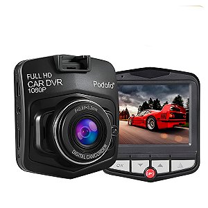 Mini Câmera Gravador de Vídeo Monitor Veicular Full HD