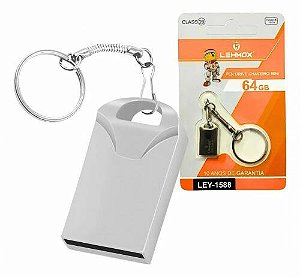Pen Drive Chaveiro Mini 64GB Lehmox