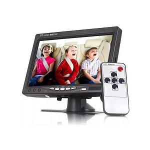 Tela Monitor Digital Lcd 7 Colorida – Hdmi – Vga – Av