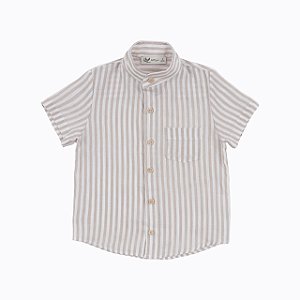 Camisa Tom - Listrado beige