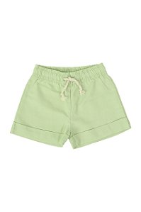 Shorts linho - Verde