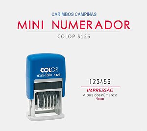 Mini Numerador Colop S126