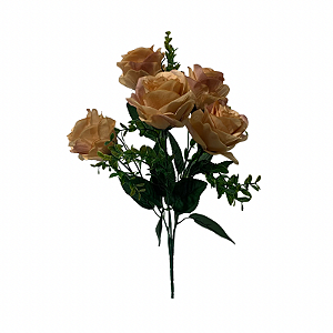 BUQUE DE ROSA MARROM FD-0009MR