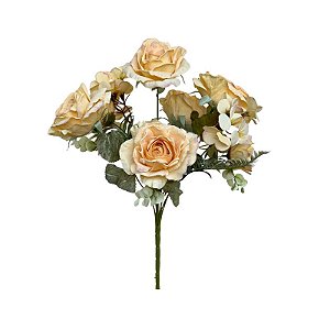 BUQUE DE ROSA EUROPÉIA AMARELA FG-0038AM