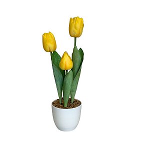 ARRANJO DE TULIPA AMARELO FF-0036AM