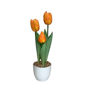 ARRANJO DE TULIPA LARANJA FF-0036LR