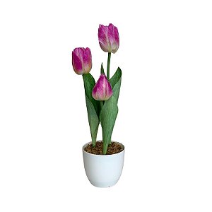 ARRANJO DE TULIPA LILAS FF-0036LS