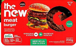 THE NEW MEAT BURGER - Hambúrguer de Plantas  com sabor e textura de Carne