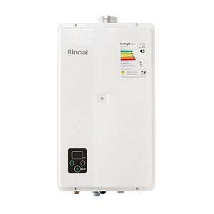 Aquecedor De Água A Gás Rinnai 33 Litros E33 FEH GN Branco (Digital)