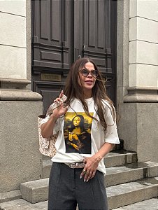 Blusa malha oversized Monalisa e seu Choppinho