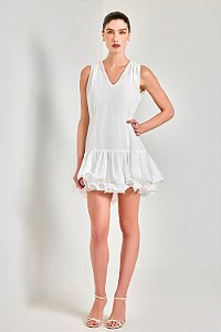 Vestido Curto Georgia F Off White