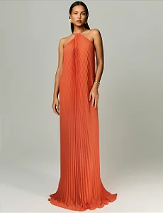 Vestido De Festa Longo Decote Triangular Kirra