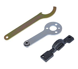 Kit com 3 Ferramentas para Troca Correia Dentada Fiat Motores Evo 1.0 e 1.4 8V