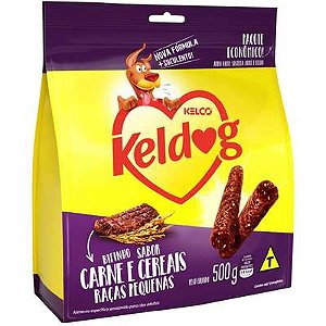 Bifinho Keldog para Cães Porte Pequeno Sabor Carne e Cereais