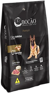 Ração Bocão Premium Cães Adultos Sabor Carne e Arroz