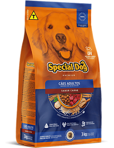 Ração Special Dog Premium Carne para Cães Adultos