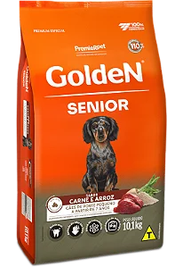 Golden Formula Cães Senior Mini Bits Carne e Arroz
