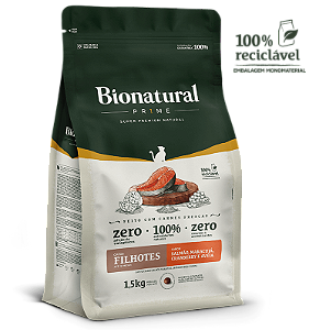 Ração Bionatural Prime Gatos Filhotes Salmão