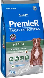 Premier Pit Bull Cães Adultos 12kg