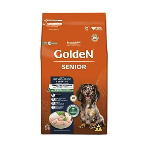 Golden Formula Cães Senior Mini Bits Frango e Arroz