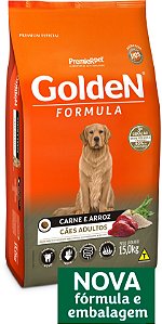 Golden Formula Cães Adultos Carne & Arroz
