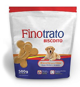 Finotrato Biscoito Cães Raças Médias e Grandes 500G