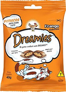 Dreamies Gatos Adultos Sabor - Frango 40G