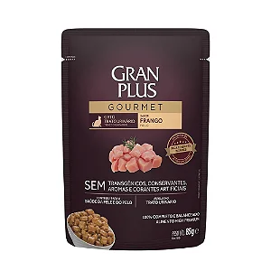 Ração Úmida GranPlus Gourmet Gatos Trato Urinário Frango 85g
