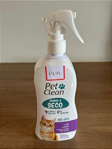 Banho a seco para gatos Pet Clean