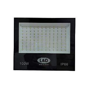 Refletor De Led 100w 6500k Luz Branco Frio