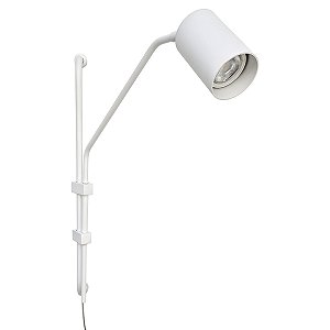 Arandela Articulada Turim Cor Branco Texturizado