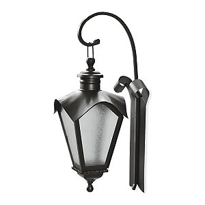 Arandela De Ferro Colonial Sinha 1511 Cor Preta