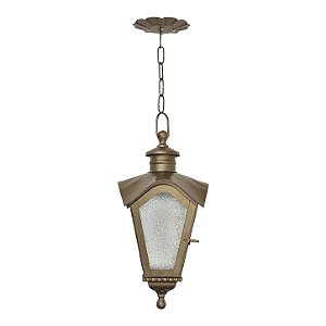 Pendente De Ferro Colonial Linha Sinhá 1501 Cor Cobre