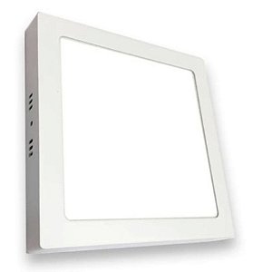 Plafon De Led Sobrepor 12w 3000k Quadrado