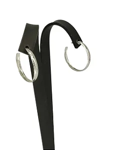 Argola Balãozinho Fina 2,5cm Aço Inoxidável