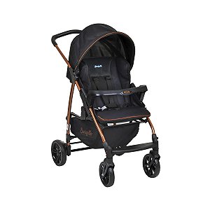 Carrinho de Bebê Infantil Ecco Black Cobre - Burigotto