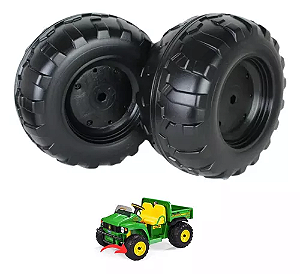 Par De Roda Dianteira Do Carro Elétrico Gator - Pég-perego