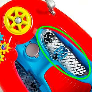 Kit 2 Apoio de Pé Carrinho de Passeio Fouks Fusca Calesita Original