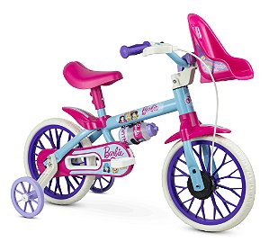Bicicleta Infantil Nathor Aro 12 Veloz Menino Hot Wheels Menina Barbie