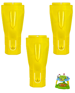 Kit 3 Perna Amarela Para Centro De Atividades Playmove Burigotto