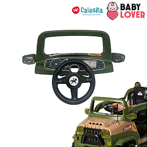 Kit Parabrisa + Volante para Carrinho Diipi- Calesita