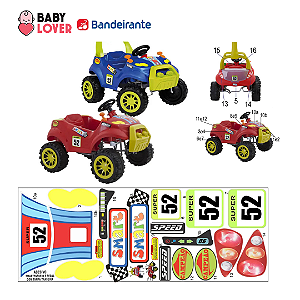 Adesivo Completo Do Smart Passeio E Pedal Da Bandeirante