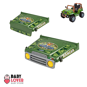 Capô Do Carro Eletrico Jipe Peg Perego Ranger 538 12v Verde NÃO acompanha ADESIVO