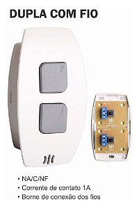 BOTOEIRA LINHA PRIME DUPLA COM FIO BRANCA IPEC