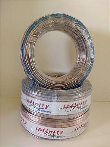 CORDAO CRISTAL BICOLOR P/ SOM (2X12) 100MT LL 2X2,5 INFINITY