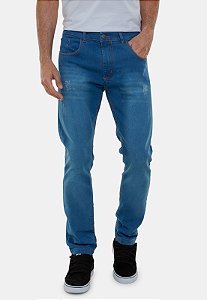 Calça Jeans Masculina  Lavagem Azul Claro Premium Versatti Uruguai