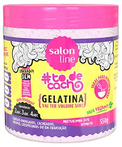 Gelatina Todecacho Super Volume Salon Line 550g Queridinhos Dos Cachos