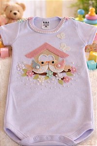 Body Casa Passarinho para Bebê