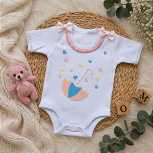 Body Bebê Chuva de Amor